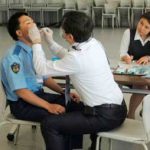 三重県警察学校で歯科医師の講義と歯科検診を実施