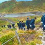 秋田県警察学校が山岳遭難救助訓練を実施