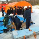 釧路方面本部で死傷者多数の交通事故発生想定の現場対応訓練