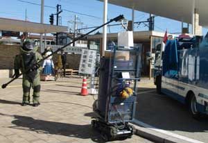  群馬県警が富岡製糸場周辺で官民連携テロ対処訓練
