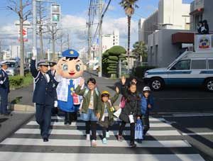  福岡県小倉南署で道路横断の事故抑止の「重点取組校区」を指定