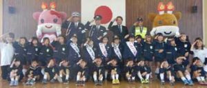  富山県小矢部署が園児を交通安全のメルヘンポリスに委嘱