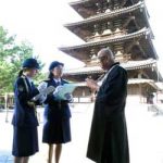 奈良県警が女子大生を一日文化財保安官に委嘱