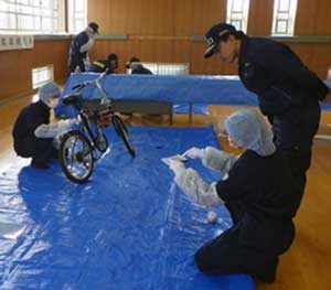  岐阜県警で地域警察官のブロック別鑑識競技会が開催