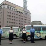 鹿児島県警で新デザインの移動交番車お披露目式