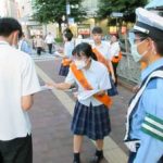 岡山県岡山中央署が高校生ボランティアと事故防止キャンペーン