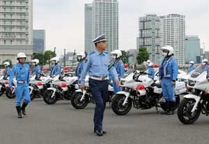  神奈川県警で秋の全国交通安全運動の出発式