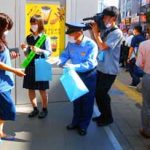 埼玉県大宮署が繁華街での防犯啓発放送とキャンペーンを実施