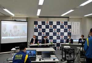 熊本県警で高校生ボランティアのCM動画発表会