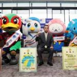 岡山県警がスポーツチーム4マスコットを広報大使に委嘱