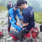 岩手県遠野署で花の名山・早池峰山で山岳遭難救助訓練
