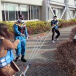 埼玉県警で危機管理支援学生ボランティアの体験型防災訓練