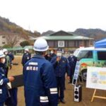 鹿児島県警が桜島火山爆発総合防災訓練で移動交番展示