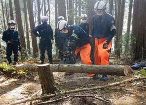  兵庫県警で各種災害想定した警備訓練を実施