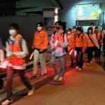 広島県警が学生・地域防犯ボランティア団体と合同夜間パトロール
