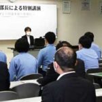 青森県警で櫻井本部長による人身安全関連事案対策の講義