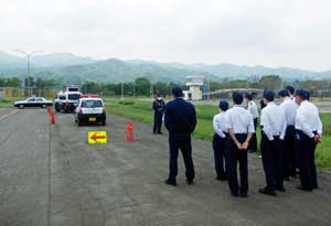 札幌方面手稲署で若手中心の殉職・受傷事故防止等訓練