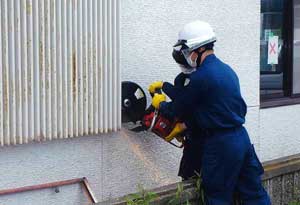  兵庫県美方署が豊岡・南但馬署と合同で救出救助訓練を実施