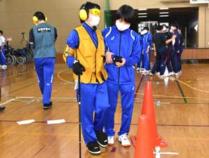  青森県警察学校が初任科生に障害者・高齢者の教養を実施