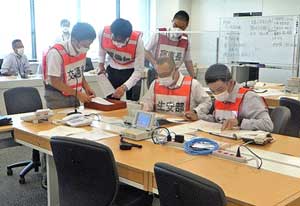  岡山県警で巨大地震発生想定の災害警備本部立上げ訓練