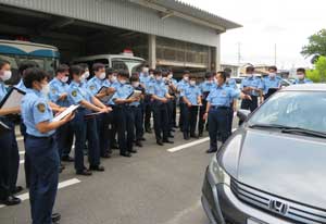  奈良県警察学校が初任補修科生対象に職務質問教養を実施