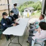 宮崎県警が離島「築島」で管轄駐在所員との合同パトロールを実施