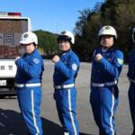静岡・岐阜・三重・愛知の4県警高速隊で交通事故抑止の出発式