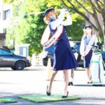 宮城県警がゴルフドラコン・プロ選手と組織犯罪撲滅のキャンペーン