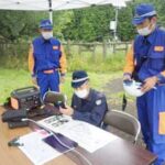 三重県津署で山間地の洪水被害想定した災害警備訓練