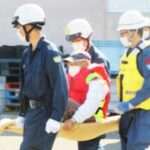 高知県中村署が「津波防災の日」にちなみ災害訓練を実施