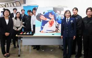  佐賀県佐賀北署で元柔道日本女子代表選手招いた講演会