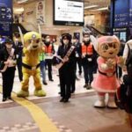 神奈川県警が横浜駅構内で痴漢撲滅キャンペーンを実施