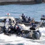 香川県警と海上保安部で警備対策合同訓練を実施