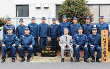 創立70周年の茨城県警機動隊を警備部長が激励