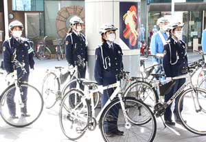愛知県北署で女性警察官中心の自転車取締部隊「K-force」が発足