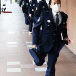 宮城県警察学校の初任科生が入寮と非常招集訓練