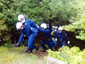 兵庫県丹波署・西脇署で山岳災害警備訓練を実施