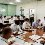 埼玉県警運免センターで大規模地震想定の災害対策訓練を実施
