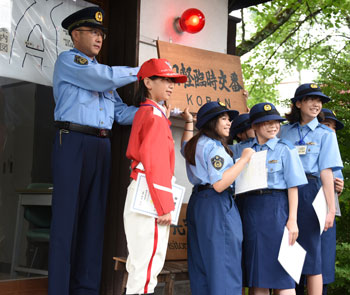 長野県軽井沢署が夏の期間に「旧道臨時警備派出所」を開設
