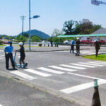 兵庫県警が高校生を対象とした特定小型原動機付自転車の試乗体験会開く