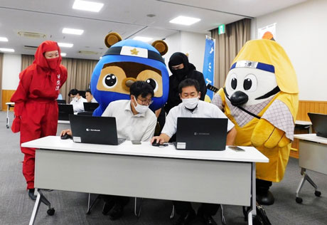 滋賀県甲賀署と三重県伊賀署対抗のサイバーセキュリティコンテスト