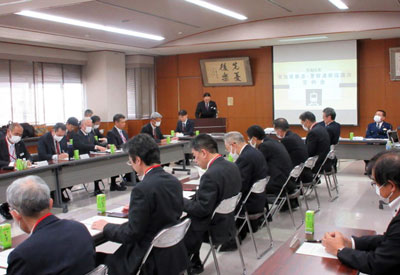 愛知県警鉄警隊と鉄道各社が連絡協議会定例会で今年の活動を回顧