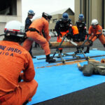 滋賀県甲賀署が消防と合同災害対処総合訓練　南海トラフ地震等に備え連携強化