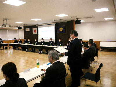 山形県新庄署で関係機関・団体との交通安全推進合同会議開く