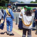 岩手県警高速隊がサービスエリアで死亡事故「ゼロ」キャンペーンを実施