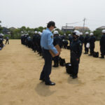 奈良県警察学校で非常招集訓練を実施