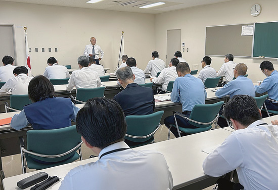 埼玉県警第二方面本部で県西部9署の副署長が服務課題に関する会議