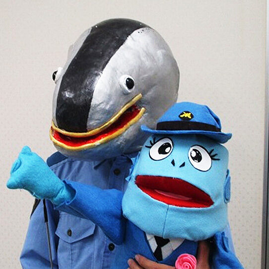 滋賀県米原署に新マスコット「ますこちゃん」誕生 交通安全・防犯教室