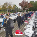 年末年始の特別警戒へ　埼玉県警第三方面各署が合同出発式