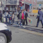 小学校通学路で児童の見守り活動　愛知県警が瀬戸市内で